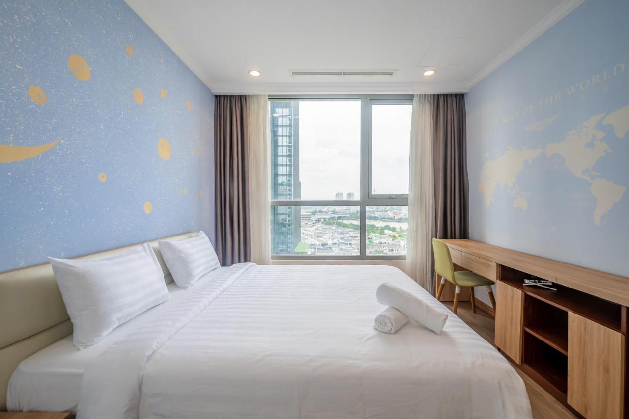 Landmark Plus Central Park Vista Apartment โฮจิมินห์ซิตี้ ภายนอก รูปภาพ
