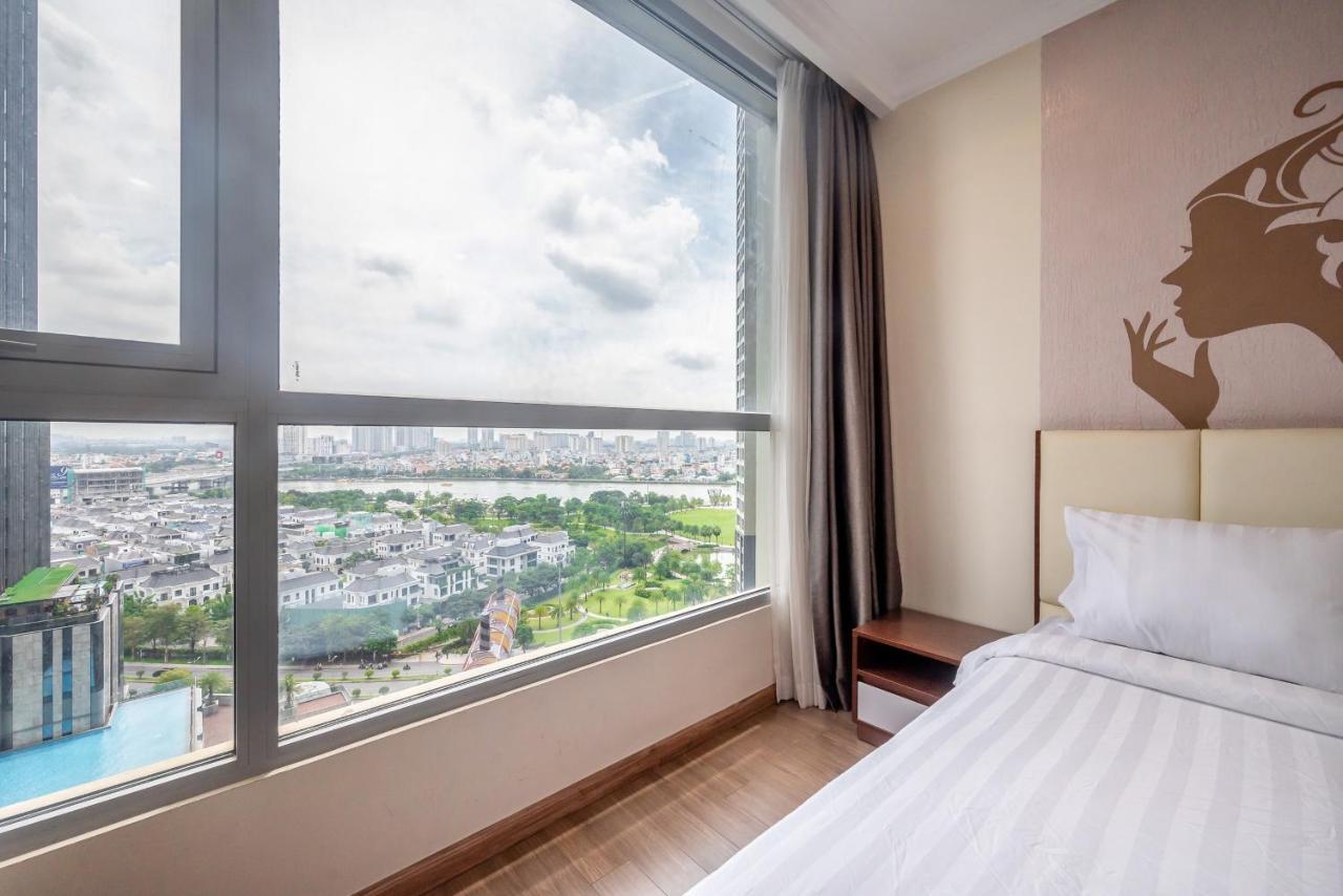 Landmark Plus Central Park Vista Apartment โฮจิมินห์ซิตี้ ภายนอก รูปภาพ
