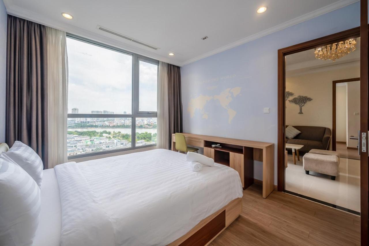 Landmark Plus Central Park Vista Apartment โฮจิมินห์ซิตี้ ภายนอก รูปภาพ